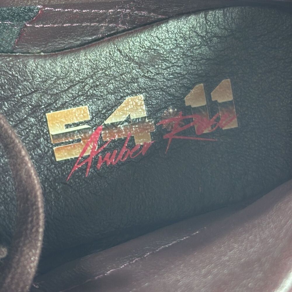 (A) RARE Reebok Amber Rose Muva Fuka Burgundy Gum Top Sneakers, Women's Size 9 - Picture 11 of 14